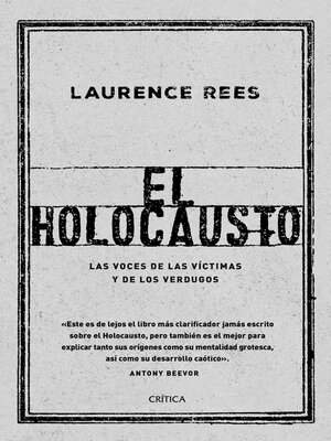cover image of El Holocausto